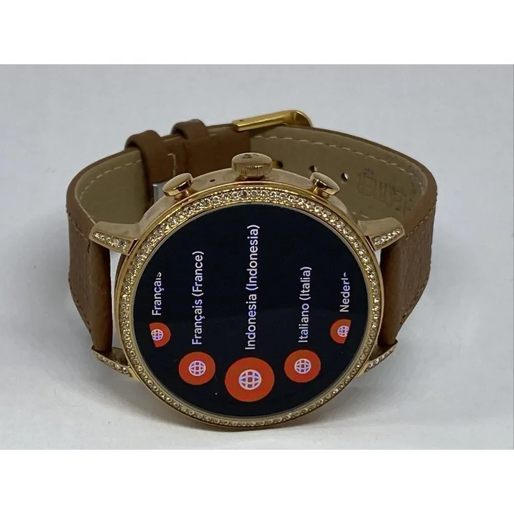 Fossil Gen 4 Authentic Digital Dial Smart Watch Custom Band FTW6015 CO261